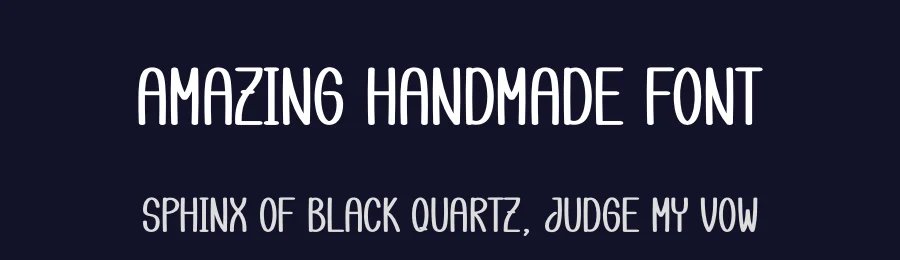 Amazing Handmade Font by creativeletter — Display Font — thumbnail 2