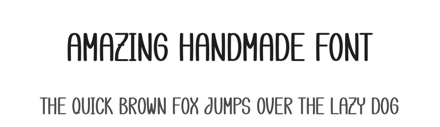 Amazing Handmade Font by creativeletter — Display Font