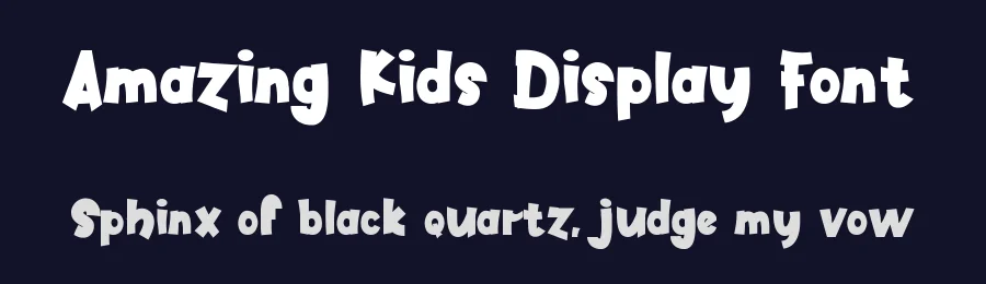 Amazing Kids Display Font by StringLabs — Display Font — thumbnail 2