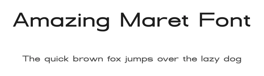 Amazing Maret Font by TypeLogue — Sans Serif Font