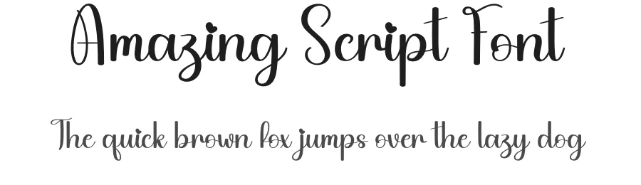 Amazing Script Font by andikastudio — Script Handwritten Font