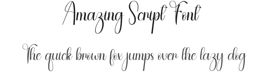 Amazing Script Font by andikastudio — Script Handwritten Font