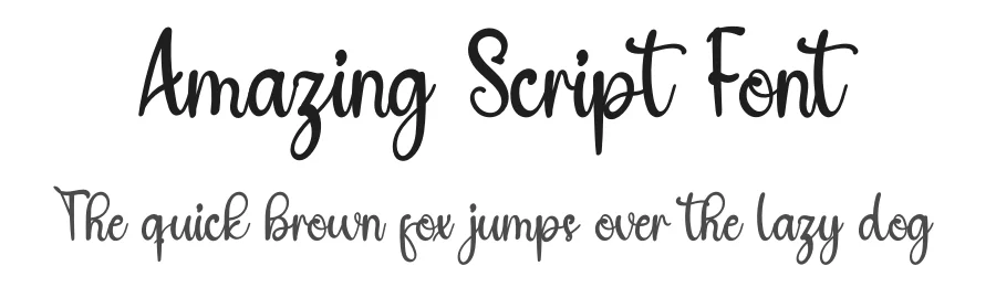Amazing Script Font by inermediaSTUDIO — Script Handwritten Font