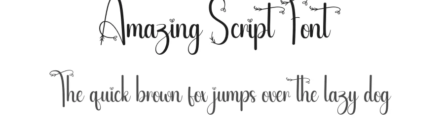 Amazing Script Font by creativeletter — Script Handwritten Font