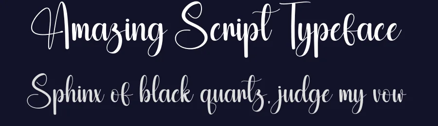 Amazing Script Typeface by creativeletter — Script Handwritten Font — thumbnail 2