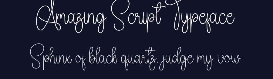 Amazing Script Typeface by creativeletter — Script Handwritten Font — thumbnail 2