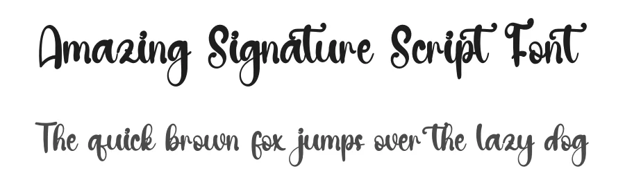 Amazing Signature Script Font by inermediaSTUDIO — Script Handwritten Font