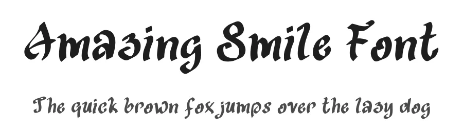 Amazing Smile Font by Yoga Letter — Script Handwritten Font