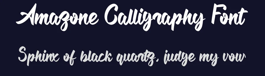 Amazone Calligraphy Font by andikastudio — Script Handwritten Font — thumbnail 2