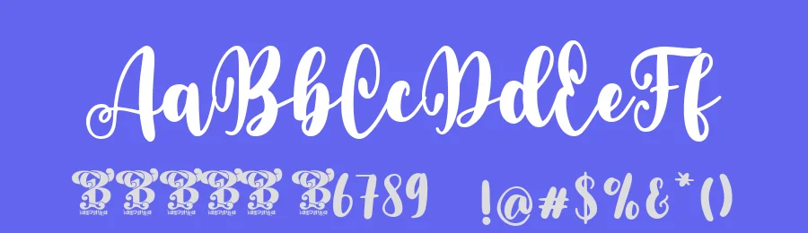 Amber Florist Script Font by bearydsgn — Script Handwritten Font — thumbnail 3