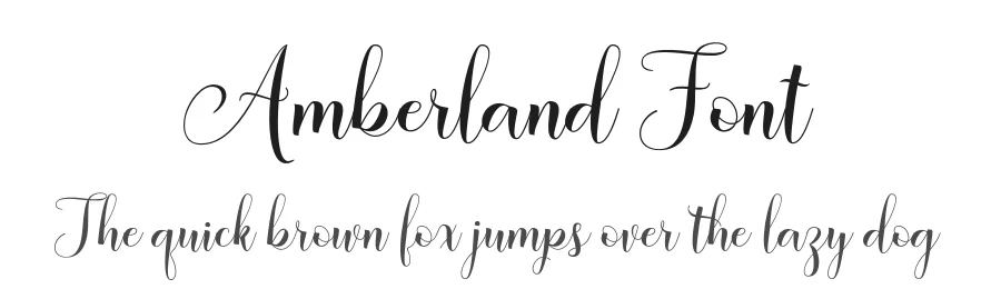 Amberland Font by Areatype — Script Handwritten Font