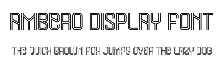 Ambero Display Font by imiftype — Display Font