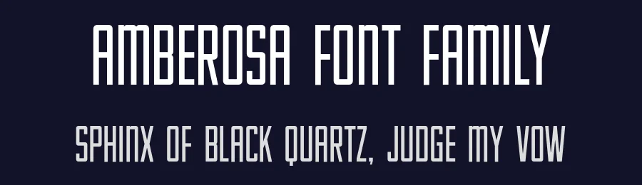 Amberosa Font Family by Spencer & Sons Co — Display Font — thumbnail 2