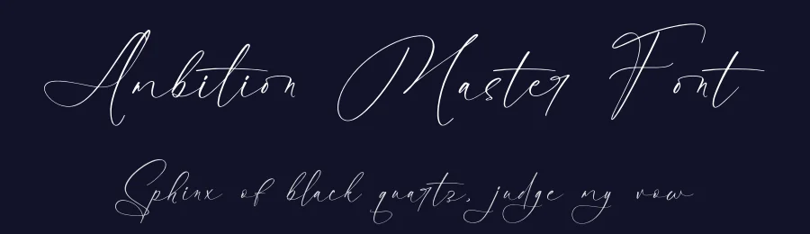 Ambition Master Font by stylishtype.co — Script Handwritten Font — thumbnail 2