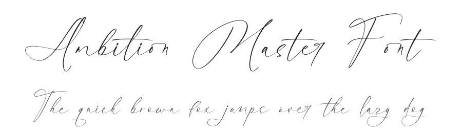 Ambition Master Font by stylishtype.co — Script Handwritten Font