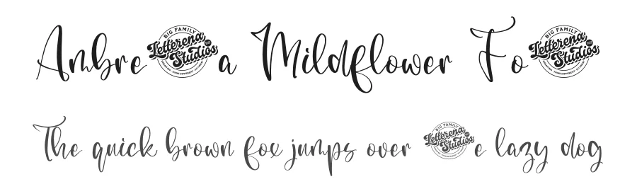 Ambrella Mildflower Font by letterenastudios — Script Handwritten Font