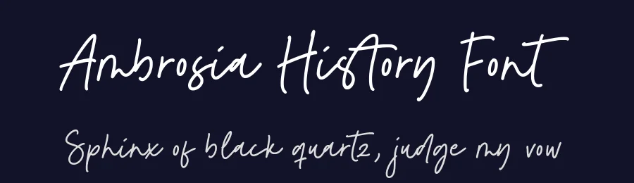 Ambrosia History Font by balpirick — Script Handwritten Font — thumbnail 2