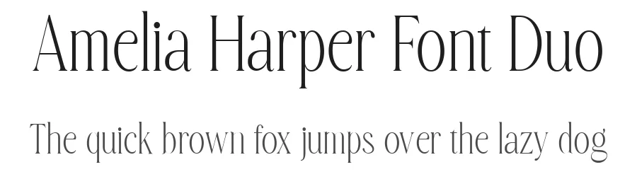 Amelia Harper Font Duo by Letterhend Studio — Script Handwritten Font