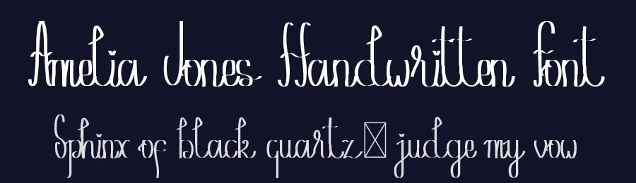 Amelia Jones Handwritten Font by edricstudio — Script Handwritten Font — thumbnail 2
