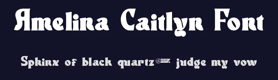Amelina Caitlyn Font by nihstudio — Display Font — thumbnail 2