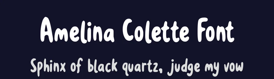 Amelina Colette Font by futuristypestudio — Decorative Font — thumbnail 2