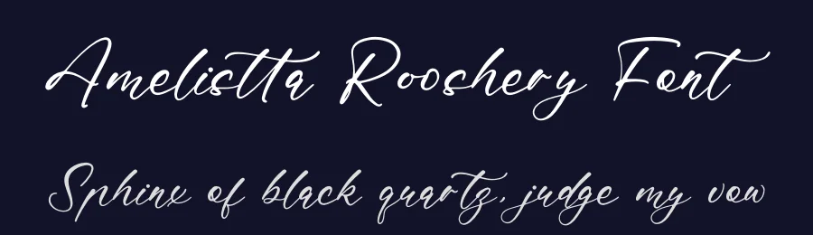 Amelistta Rooshery Font by perspectype — Script Handwritten Font — thumbnail 2