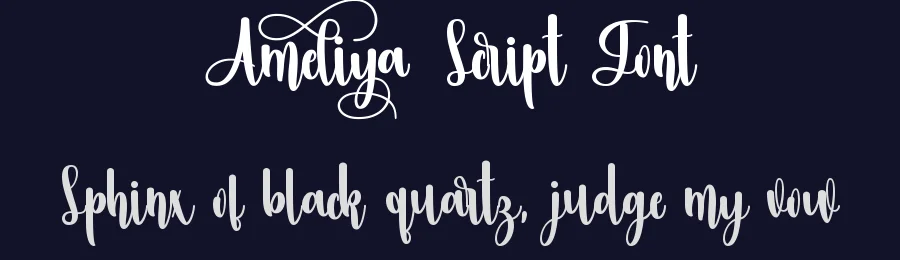 Ameliya Script Font by FallenGraphic Studio — Script Handwritten Font — thumbnail 2