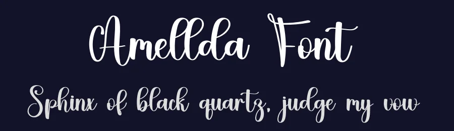 Amellda Font by freshtypeink — Script Handwritten Font — thumbnail 2