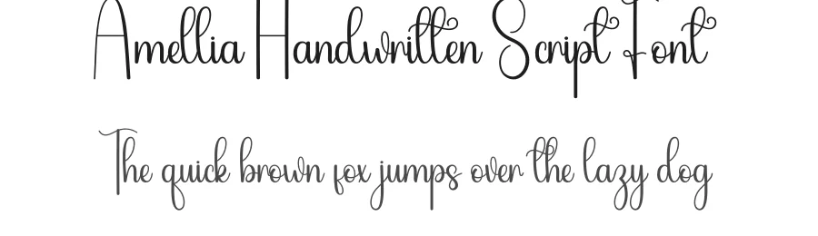 Amellia Handwritten Script Font by andikastudio — Script Handwritten Font