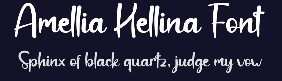 Amellia Hellina Font by andikastudio — Script Handwritten Font — thumbnail 2