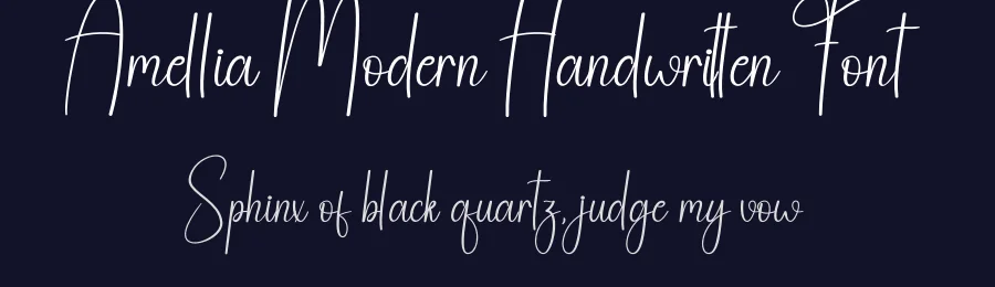 Amellia Modern Handwritten Font by andikastudio — Script Handwritten Font — thumbnail 2
