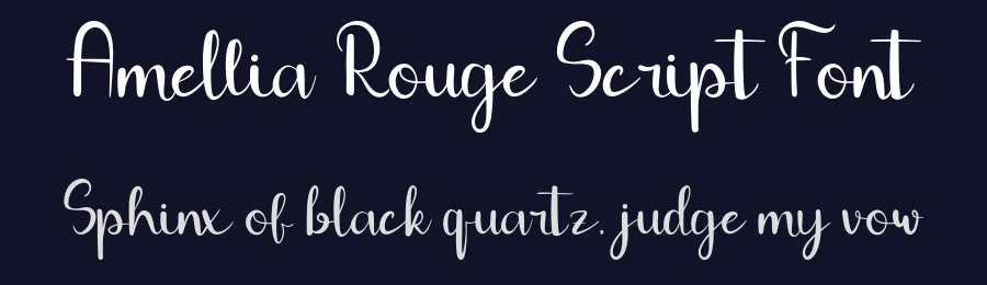 Amellia Rouge Script Font by Creatifontstudios — Script Handwritten Font — thumbnail 2