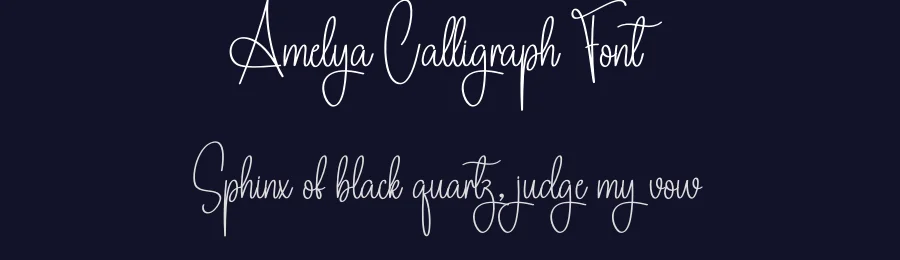Amelya Calligraph Font by creativeletter — Script Handwritten Font — thumbnail 2