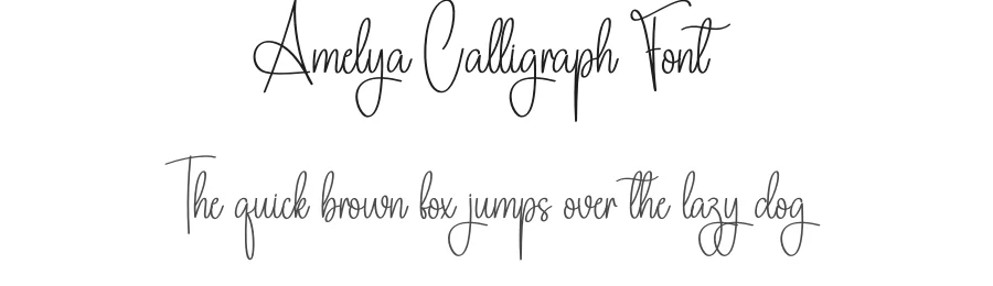 Amelya Calligraph Font by creativeletter — Script Handwritten Font