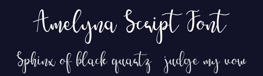 Amelyna Script Font by Muksal Creative — Script Handwritten Font — thumbnail 2