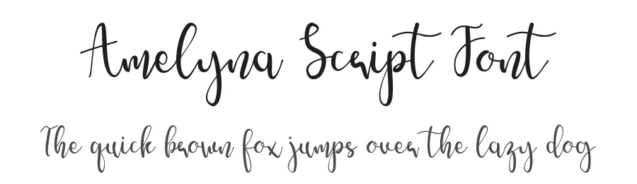 Amelyna Script Font by Muksal Creative — Script Handwritten Font