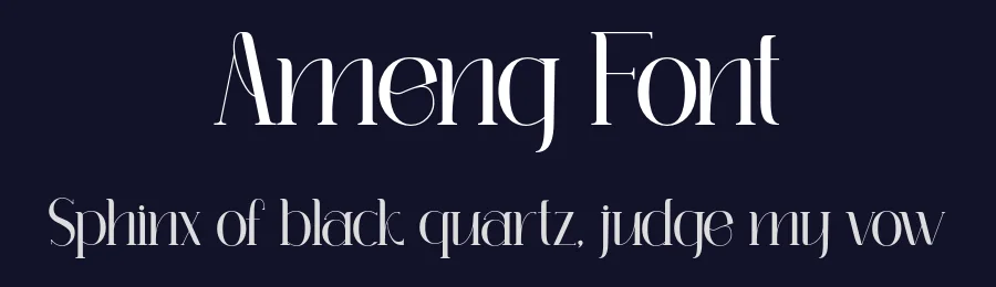Ameng Font by illushvara — Serif Font — thumbnail 2