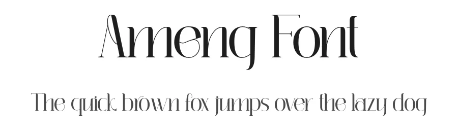 Ameng Font by illushvara — Serif Font