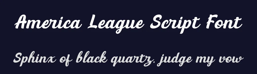 America League Script Font by timelesstype.co — Display Font — thumbnail 2