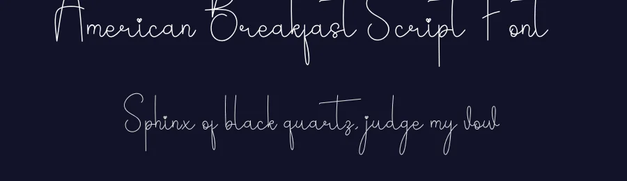 American Breakfast Script Font by andikastudio — Script Handwritten Font — thumbnail 2
