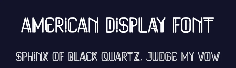 American Display Font by andikastudio — Display Font — thumbnail 2