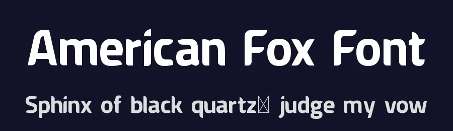 American Fox Font by yantodesign — Display Font — thumbnail 2