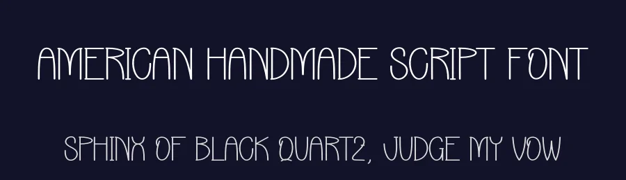 American Handmade Script Font by creativeletter — Script Handwritten Font — thumbnail 2