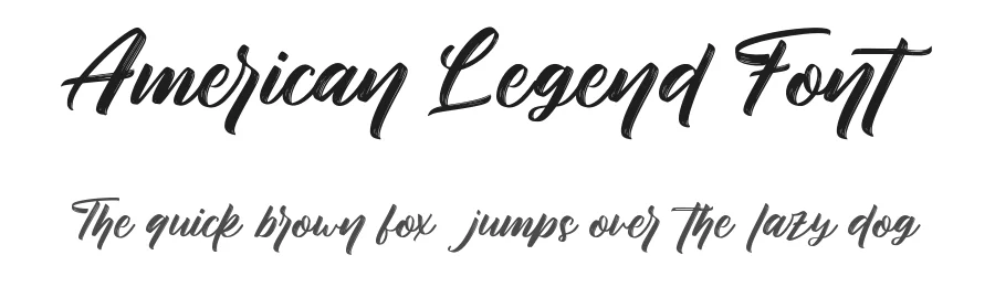 American Legend Font by Aluyeah Studio — Script Handwritten Font