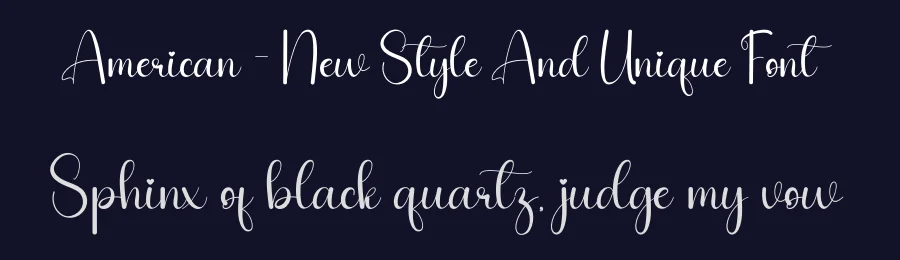 American – New Style And Unique Font by andikastudio — Script Handwritten Font — thumbnail 2