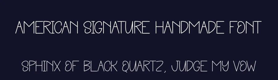 American Signature Handmade Font by andikastudio — Display Font — thumbnail 2
