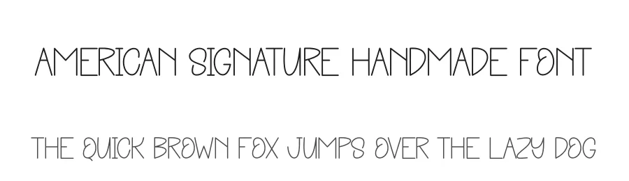 American Signature Handmade Font by andikastudio — Display Font