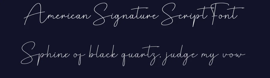 American Signature Script Font by creativeletter — Script Handwritten Font — thumbnail 2