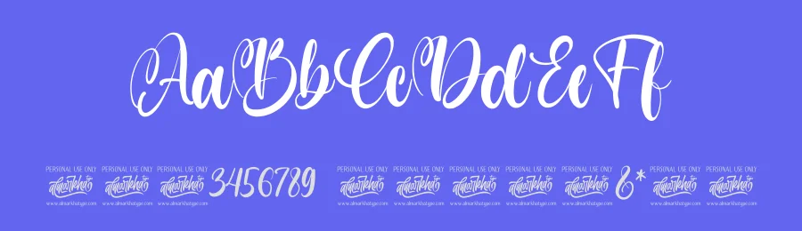 Americana Bakery Font by Almarkha Type — Script Handwritten Font — thumbnail 3
