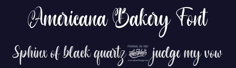 Americana Bakery Font by Almarkha Type — Script Handwritten Font — thumbnail 2